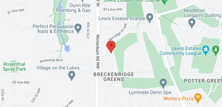 map of 1377 Breckenridge DR NW